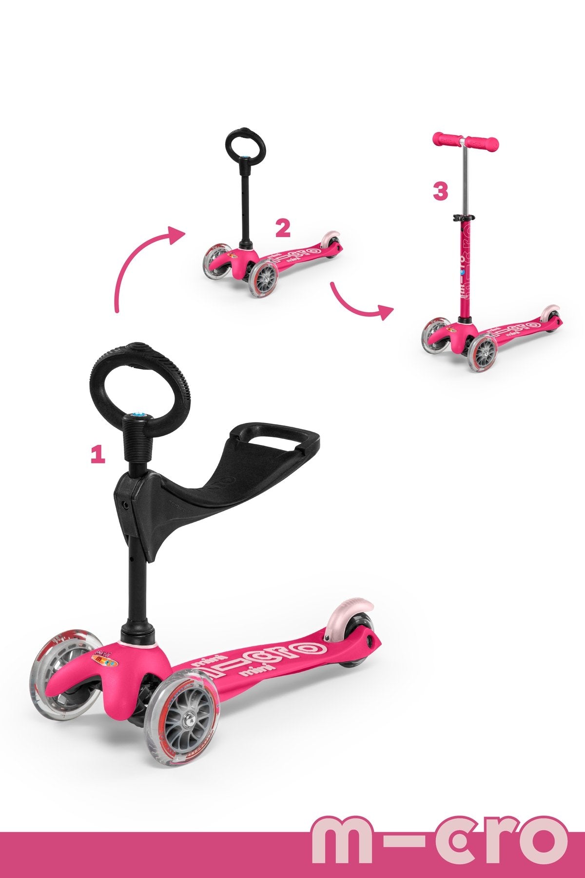 Micro Kickboard Mini 3in1 Deluxe - Tadpole