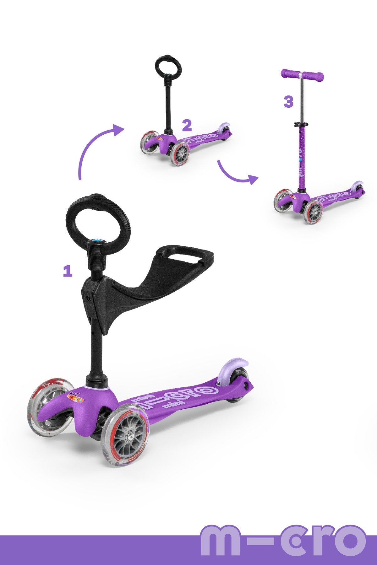 Micro Kickboard Mini 3in1 Deluxe - Tadpole