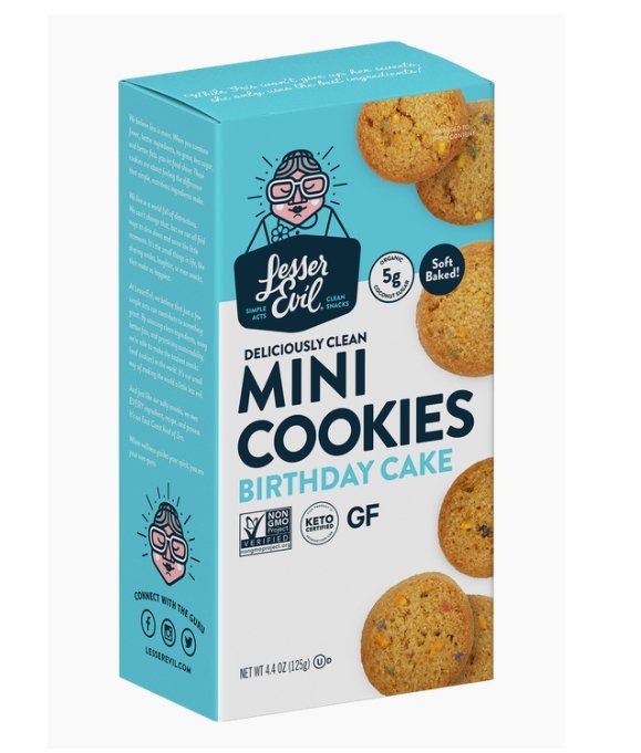Mini Cookies, Birthday Cake 4.4 oz - Tadpole