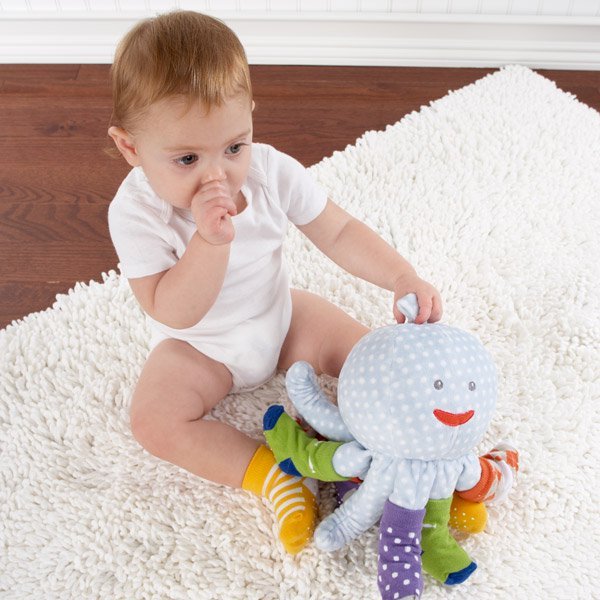 "Mr. Sock T. Pus" Plush Octopus 4 Pairs of Socks - Tadpole