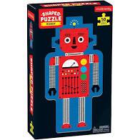 Mudpuppy 50 Piece Shaped Character Puzzle Robot - Tadpole