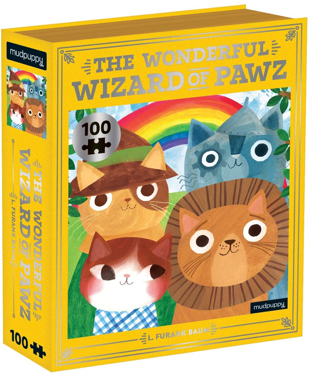 Mudpuppy Bookish Cat Puzzle - Tadpole