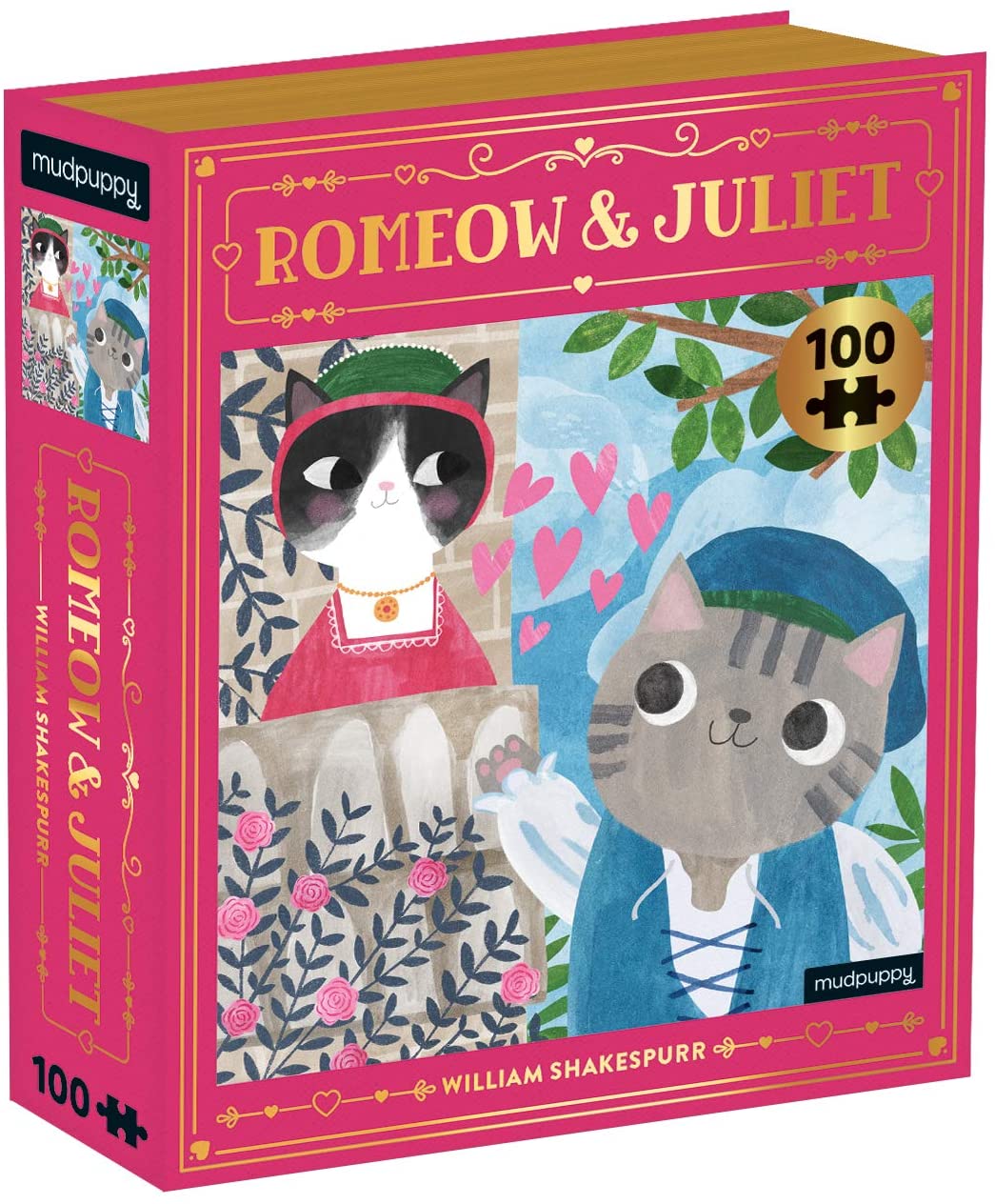 Mudpuppy Bookish Cat Puzzle