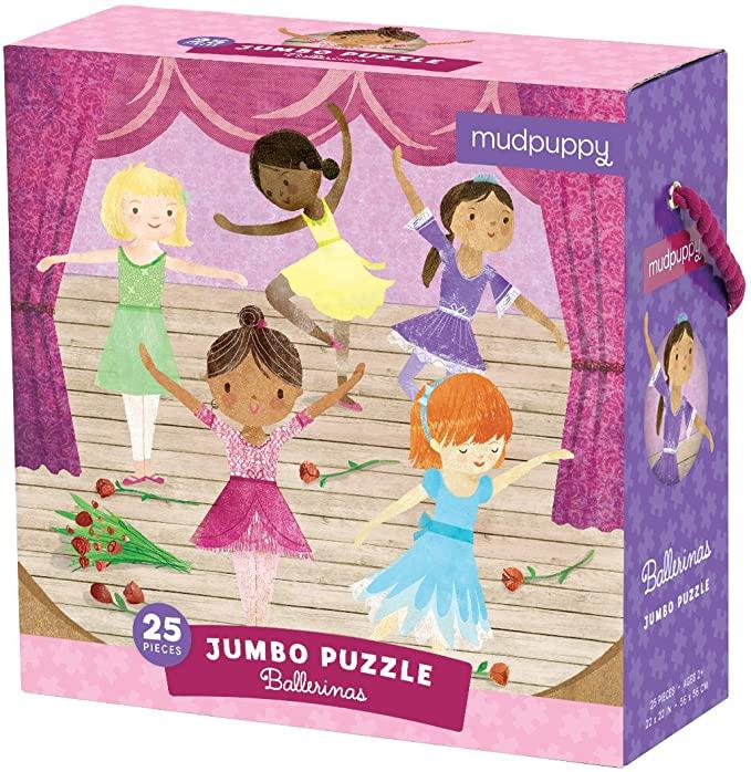 Mudpuppy Jumbo Puzzle Ballerinas - Tadpole