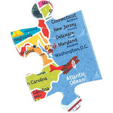 Mudpuppy Jumbo Puzzle Map of the USA - Tadpole
