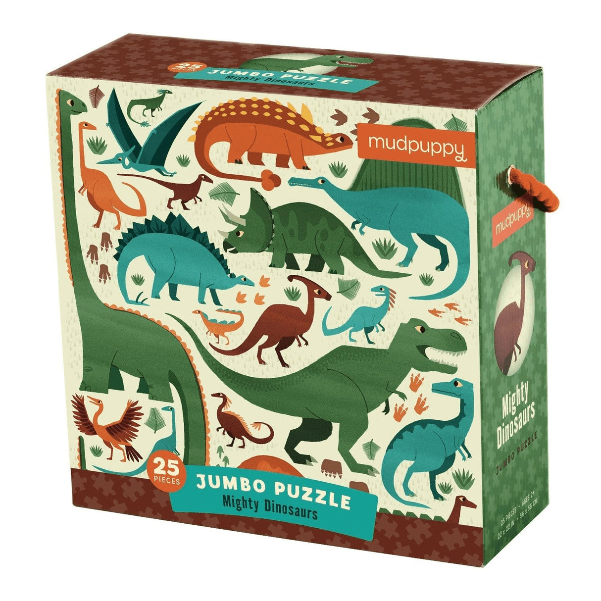 Mudpuppy Mighty Dinosaurs Jumbo Puzzle - Tadpole