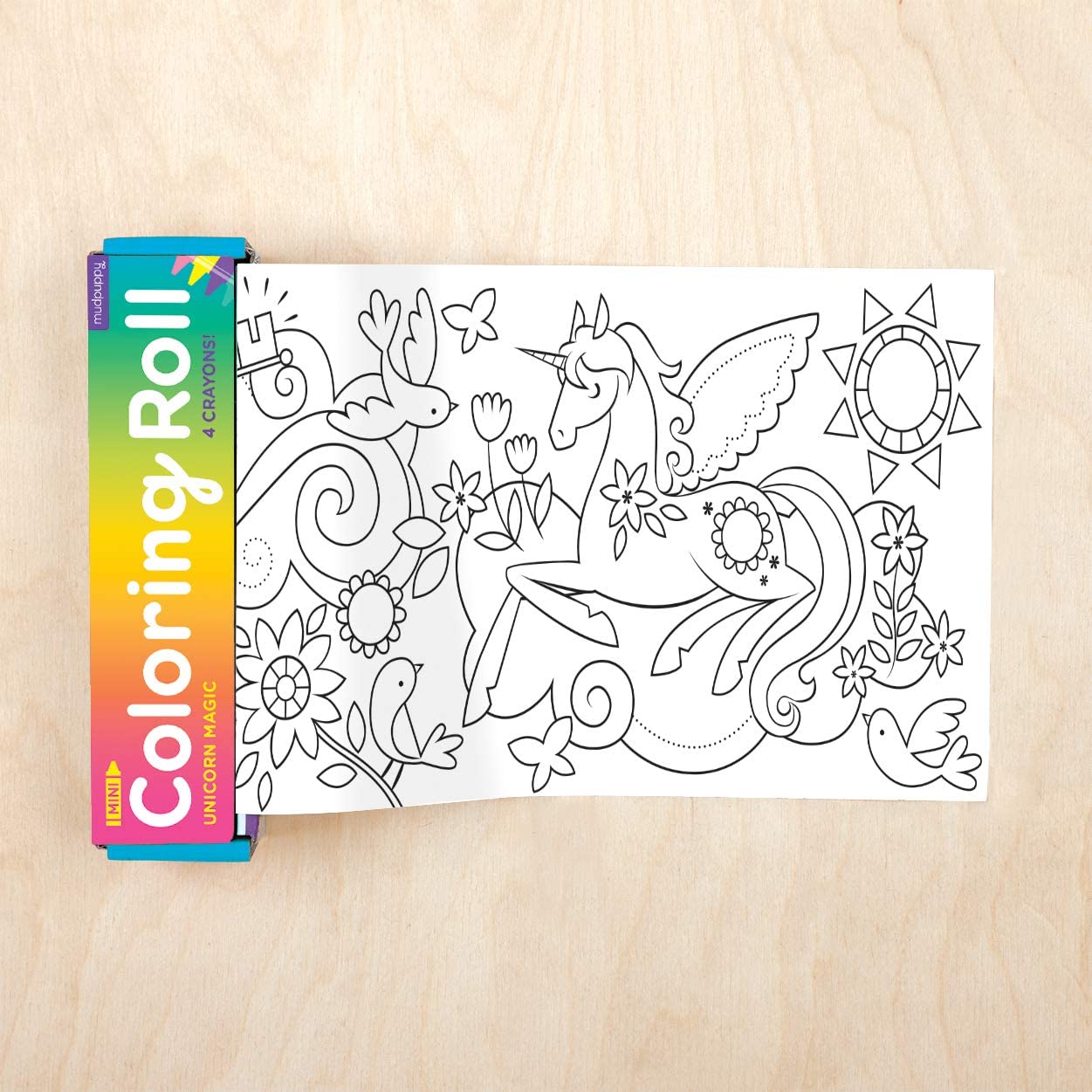 Mudpuppy Mini Coloring Roll - Tadpole