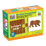 Mudpuppy Puzzle Pairs Eric Carle's Brown Bear - Tadpole