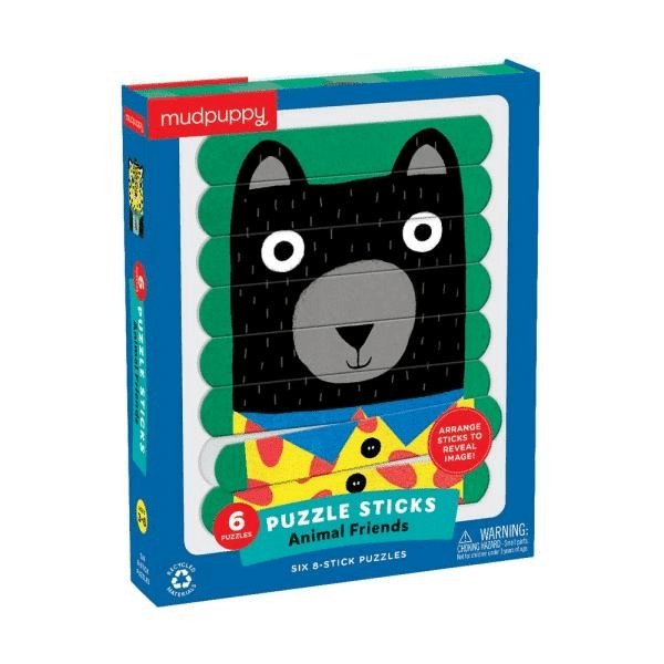Mudpuppy Puzzle Sticks Animal Friends - Tadpole