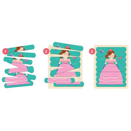 Mudpuppy Puzzle Sticks Enchanting Princess - Tadpole