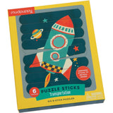 Mudpuppy Puzzle Sticks Transportation - Tadpole