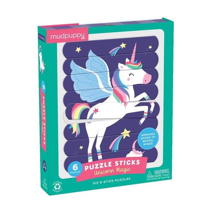 Mudpuppy Puzzle Sticks Unicorn Magic - Tadpole