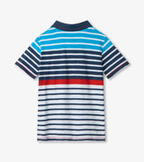 Nautical Stripes Polo Tee - Tadpole