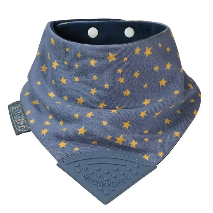 Neckerchew Teething Dribble Bib Midnight starsTeether - Tadpole