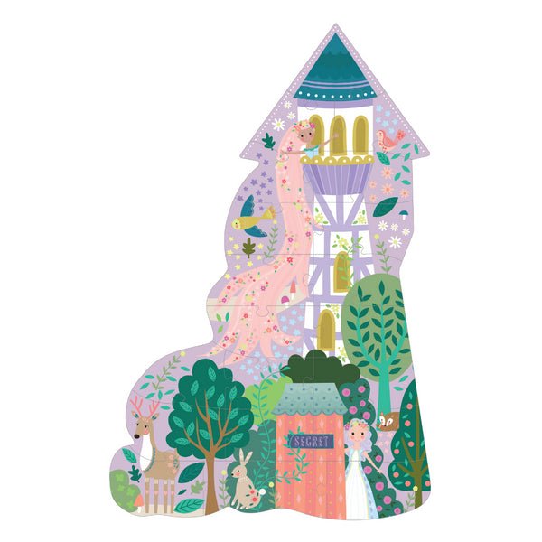 NEW! Fairy Tale 20pc "Castle" Shaped Jigsaw with Shaped Box - Tadpole