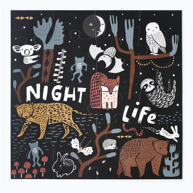Night Life Floor Puzzle - Tadpole