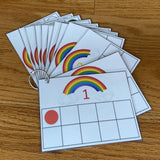 Number Sensory Bin - Tadpole