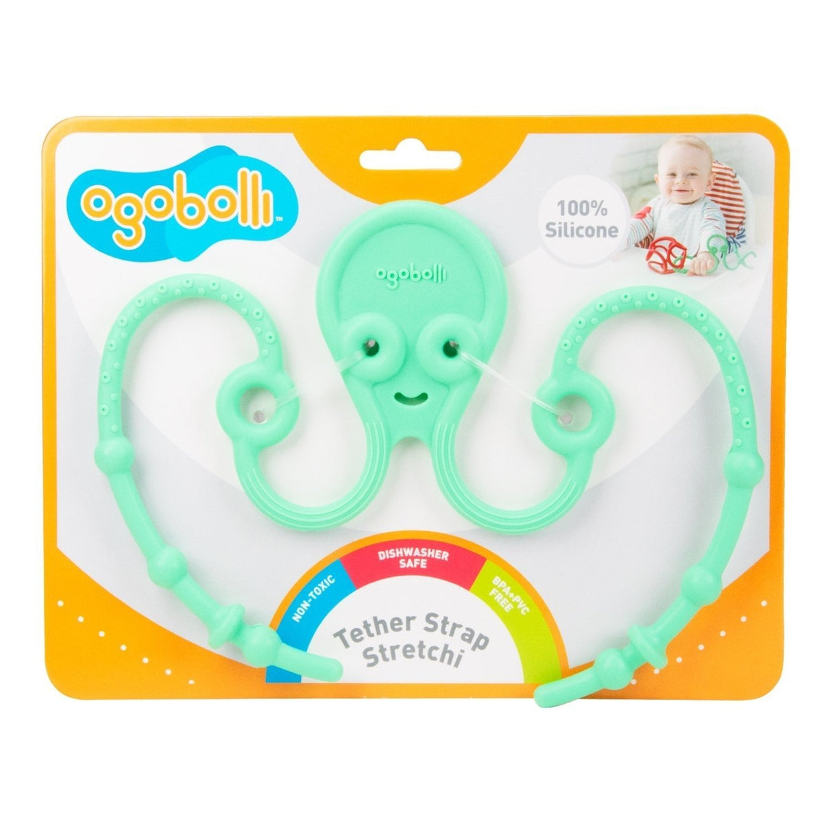 OgoBolli Green Stretchi Tether - Tadpole