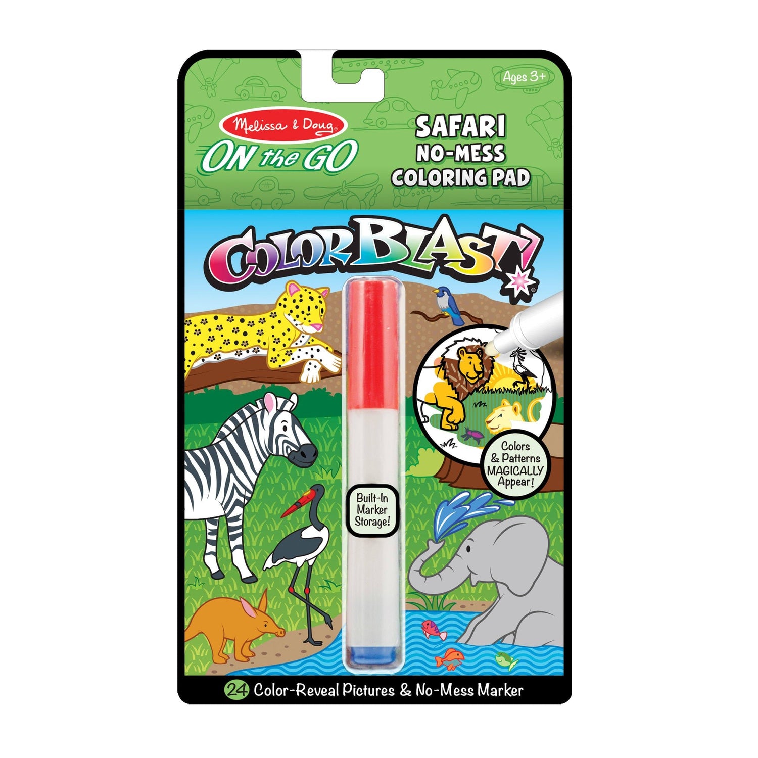 On the Go ColorBlast No-Mess Coloring Pad - Safari - Tadpole