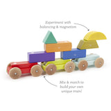 Tegu Shape Train 9pc - Tadpole