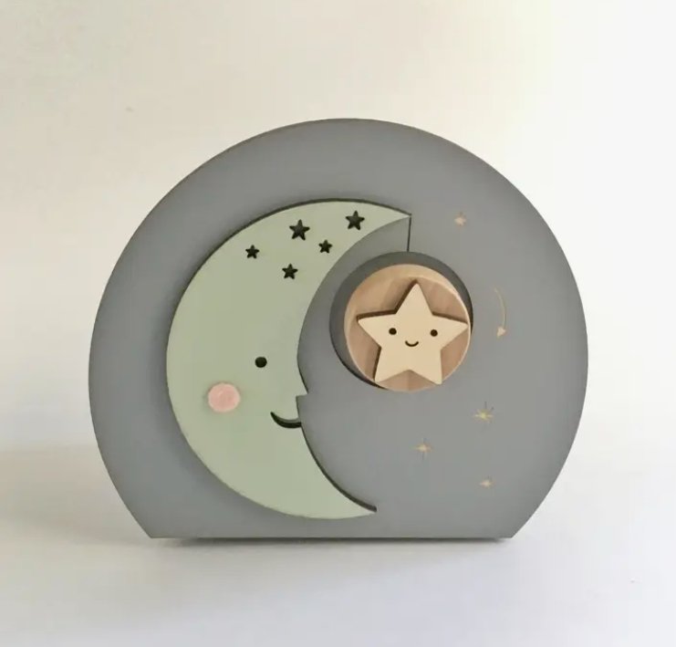 Over the Moon Baby Music Box - Tadpole