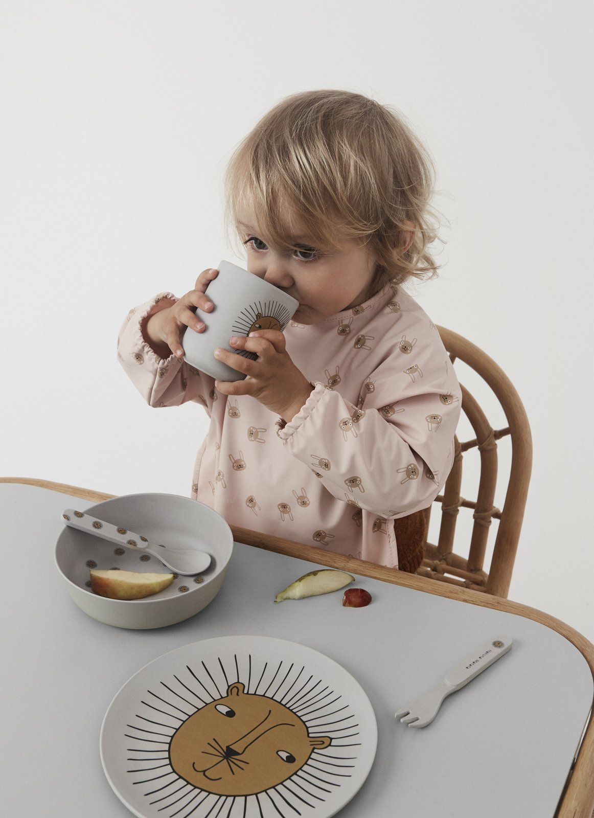 Oyoy Lion Bamboo Tableware Set - Tadpole