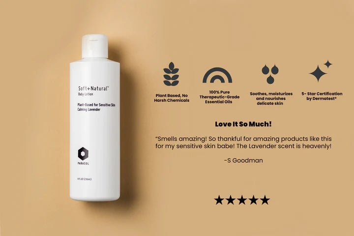 Parasol Soft+Natural™ Baby Lotion for Newborns Body & Face - Tadpole