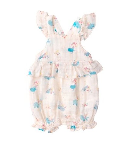 Peplum Shortie Pink Sunsuit - Tadpole