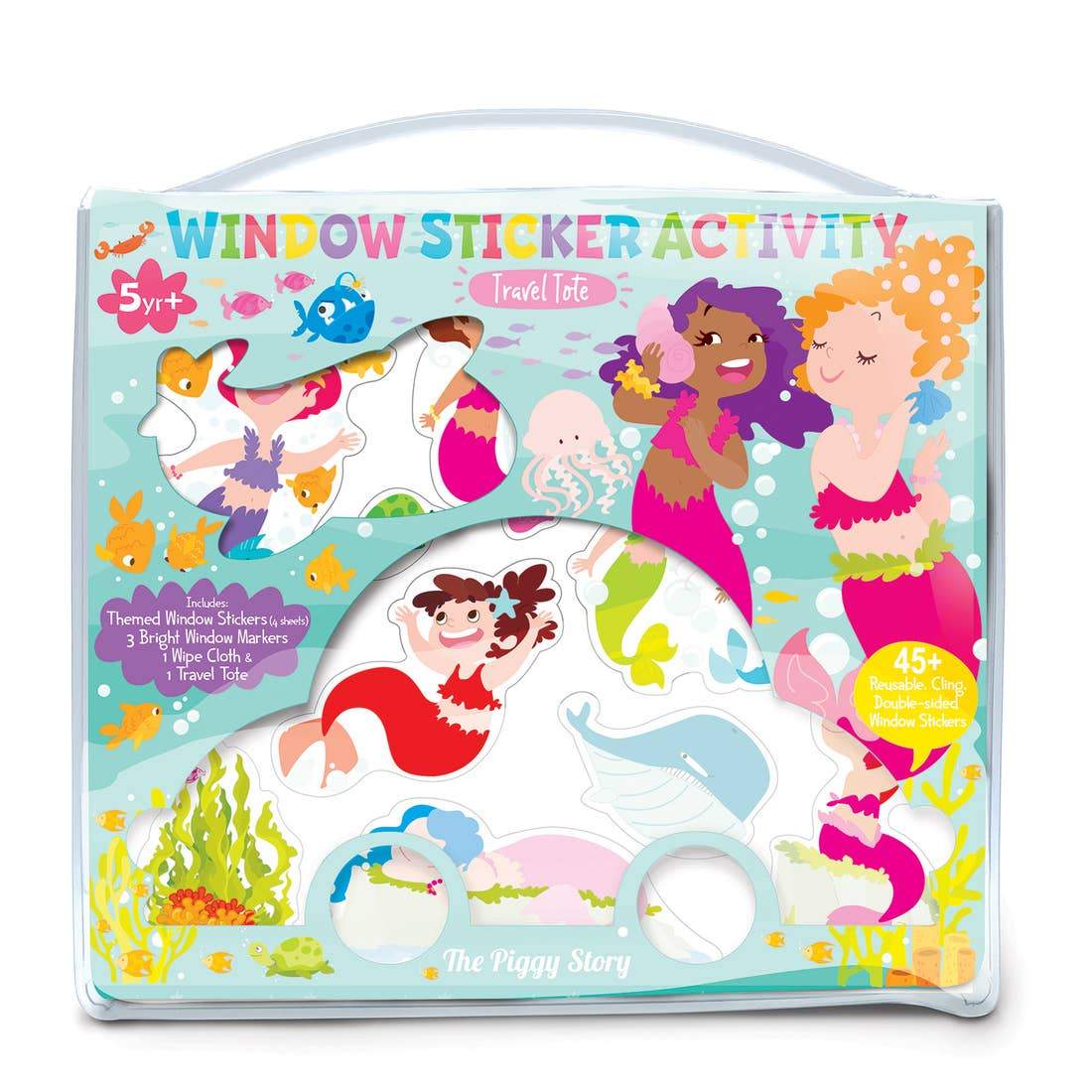 Piggy Story Window Sticker Activity - Tadpole