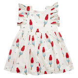Pink Chicken Elsie Dress - Rocket Pop - Tadpole