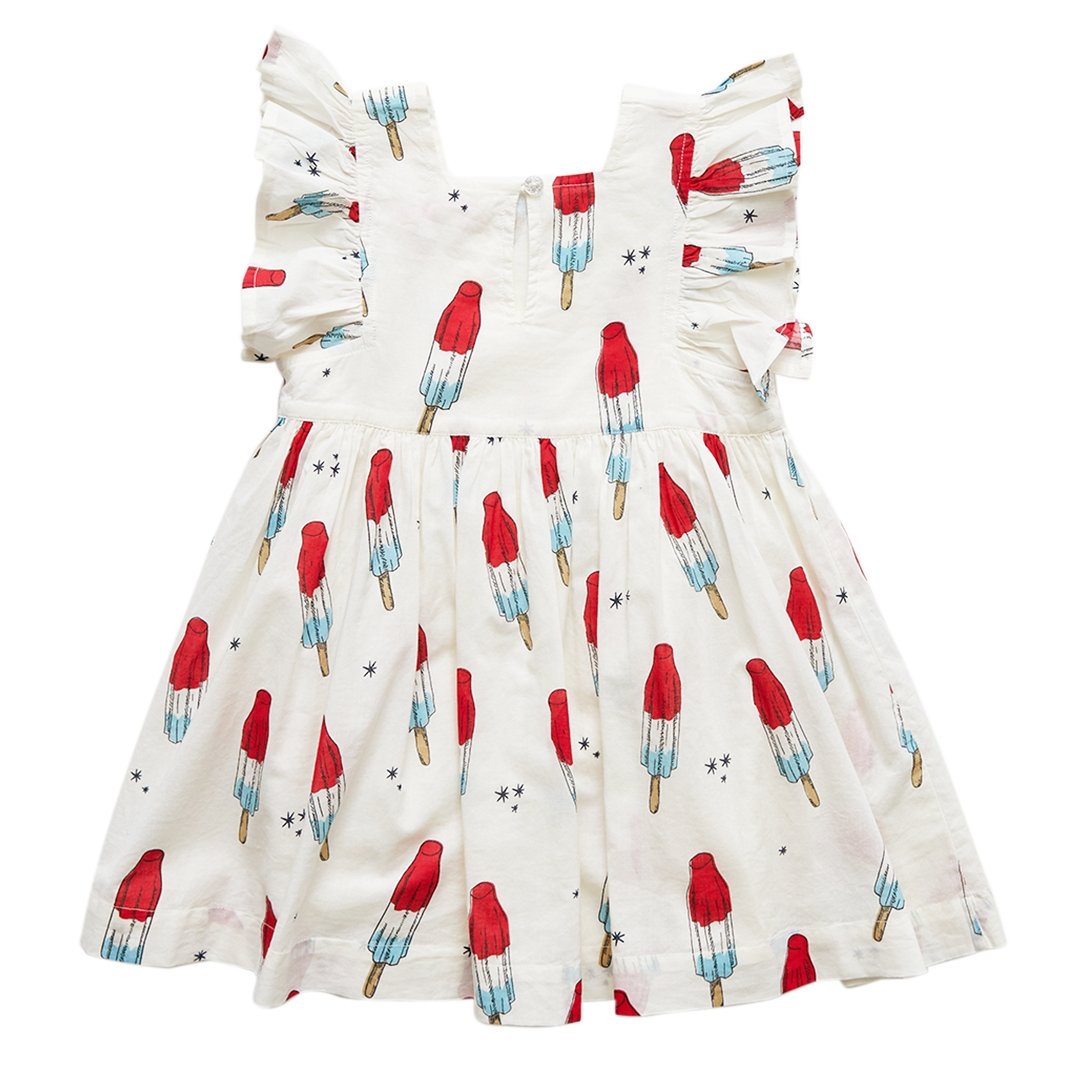 Pink Chicken Elsie Dress - Rocket Pop - Tadpole