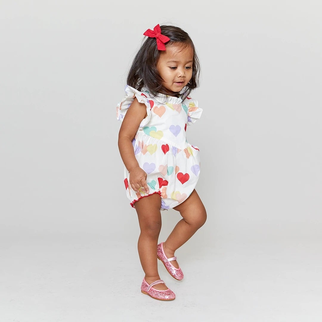 Pink Chicken Multi Heart Baby Jennifer Bubble - Tadpole