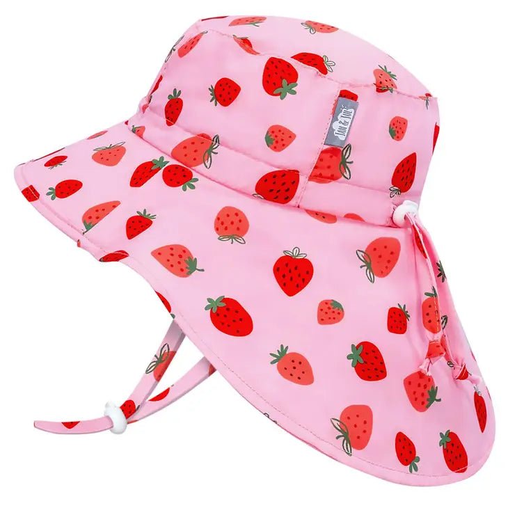 Pink Strawberry | Aqua Dry Adventure Hat - Tadpole