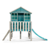 Plum® Boathouse Wooden Playhouse- Teal - Tadpole