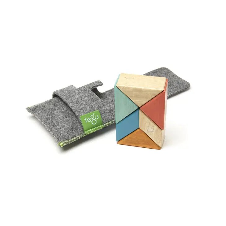 Pocket Pouch Prism - Magnetic Wooden Block Set - Tadpole