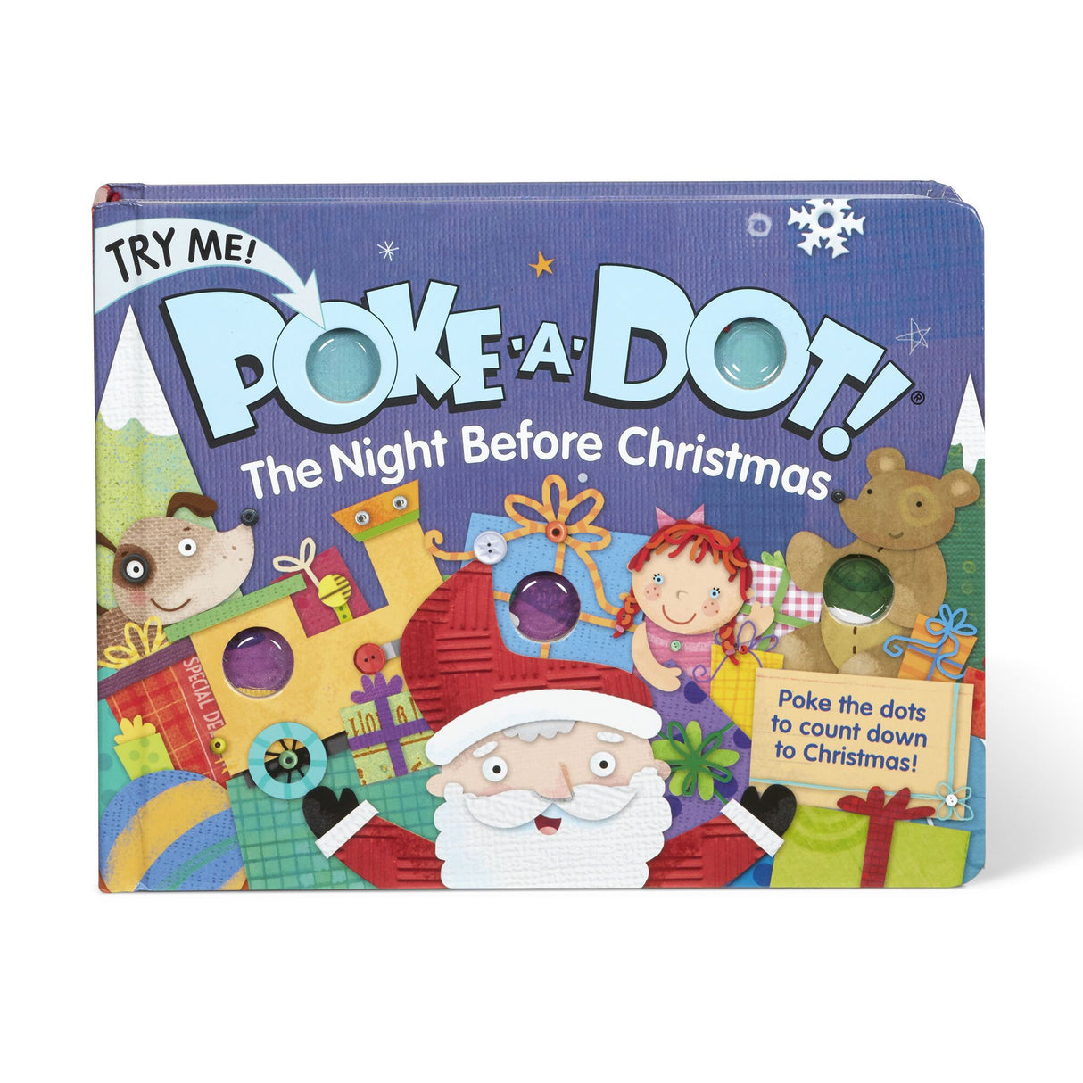 Poke-a-Dot - The Night Before Christmas Board Book - Tadpole