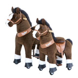 Pony Cycle U serie Dark Brown Horse with White Hoof - Tadpole