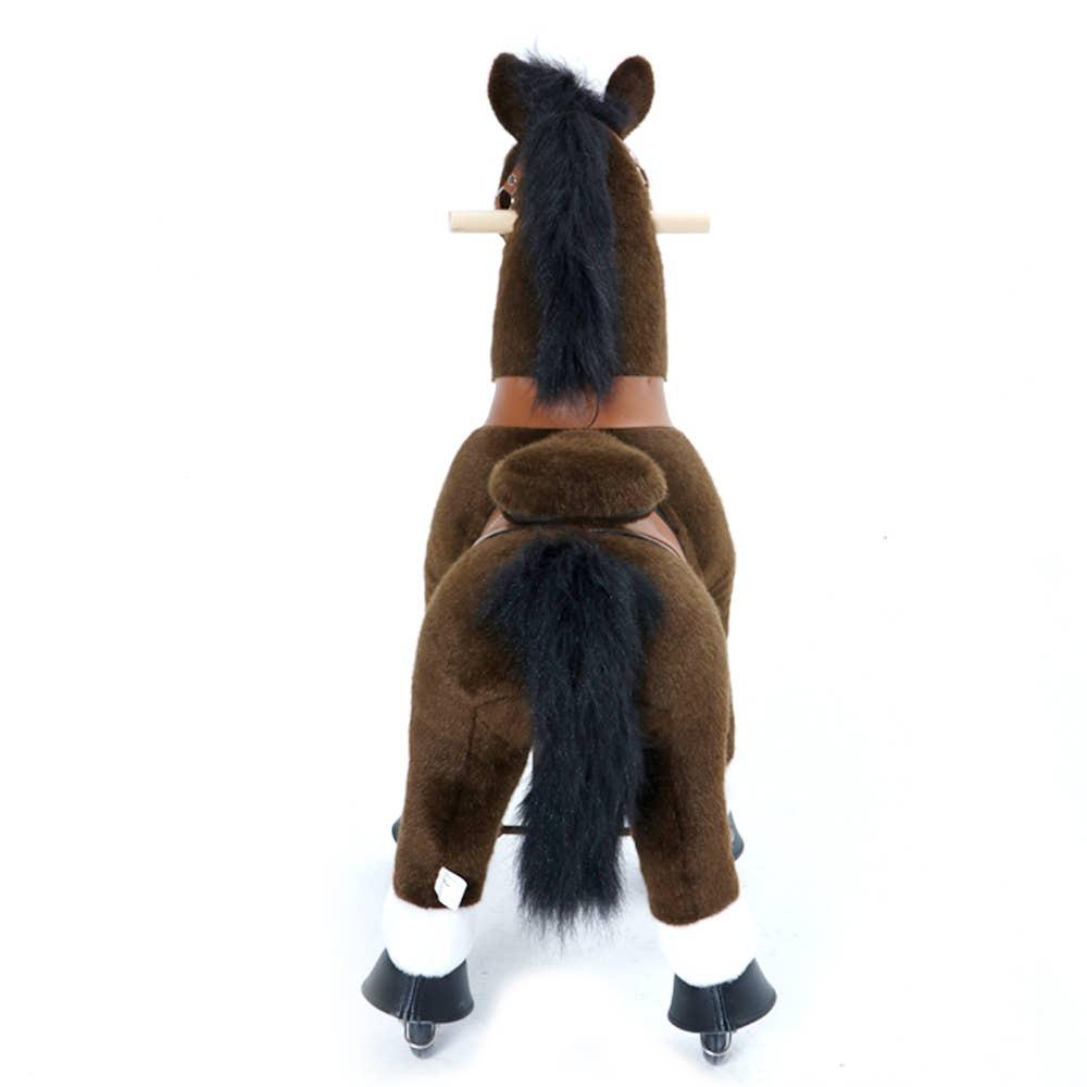 Pony Cycle U serie Dark Brown Horse with White Hoof - Tadpole