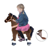 Pony Cycle U serie Dark Brown Horse with White Hoof - Tadpole
