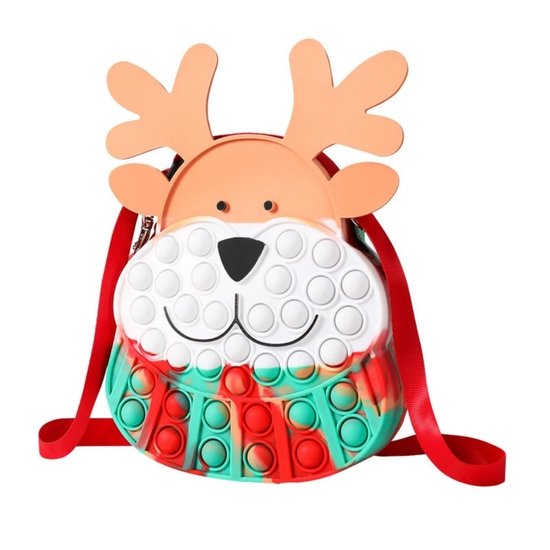 Pop It Fidget Toy Reindeer Purse - Tadpole