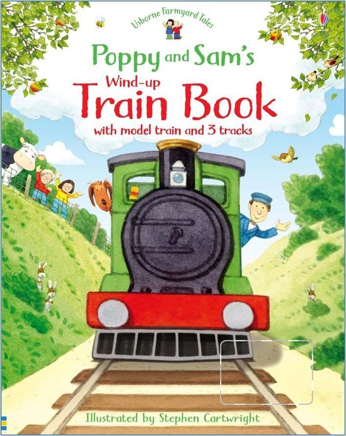 Poppy and Sam Wind-up Train Book - Tadpole