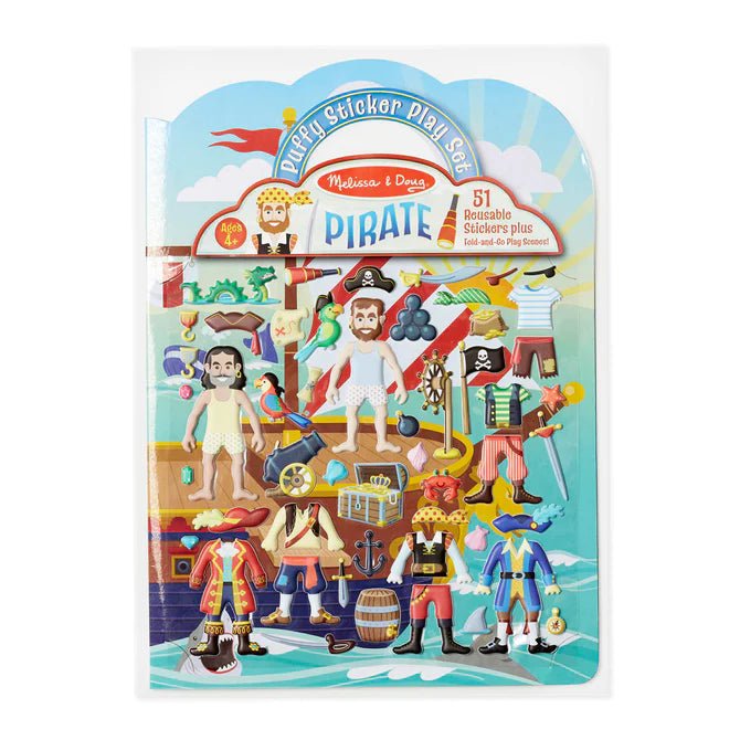 Puffy Stickers Play Set - Pirate - Tadpole