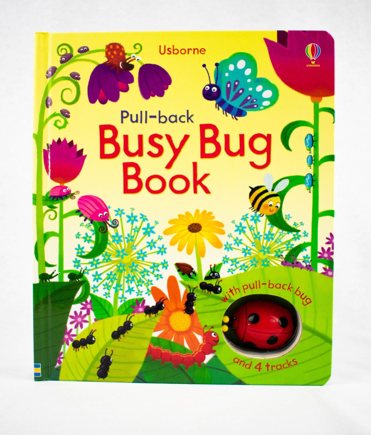 Pull Back Busy Bug Book - Tadpole