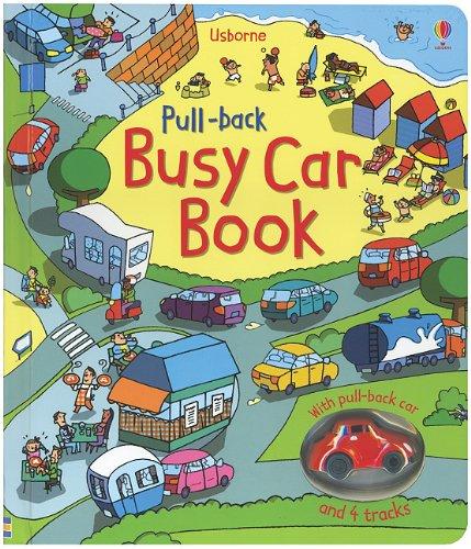 Pull- back Busy Car book - Tadpole