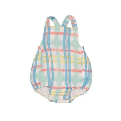 Retro Sunsuit Beach Plaid - Tadpole