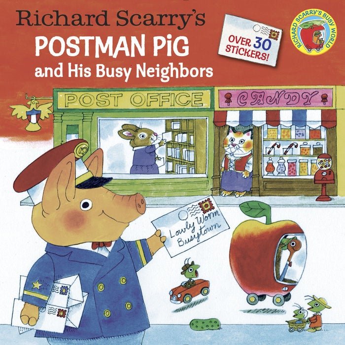 Richard Scarry's Postman Pig and His Busy Neighbors - Tadpole