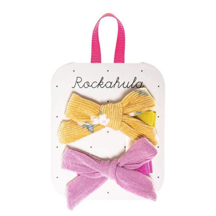 Rockahula Kids Florence Tied Bow Clips - Tadpole