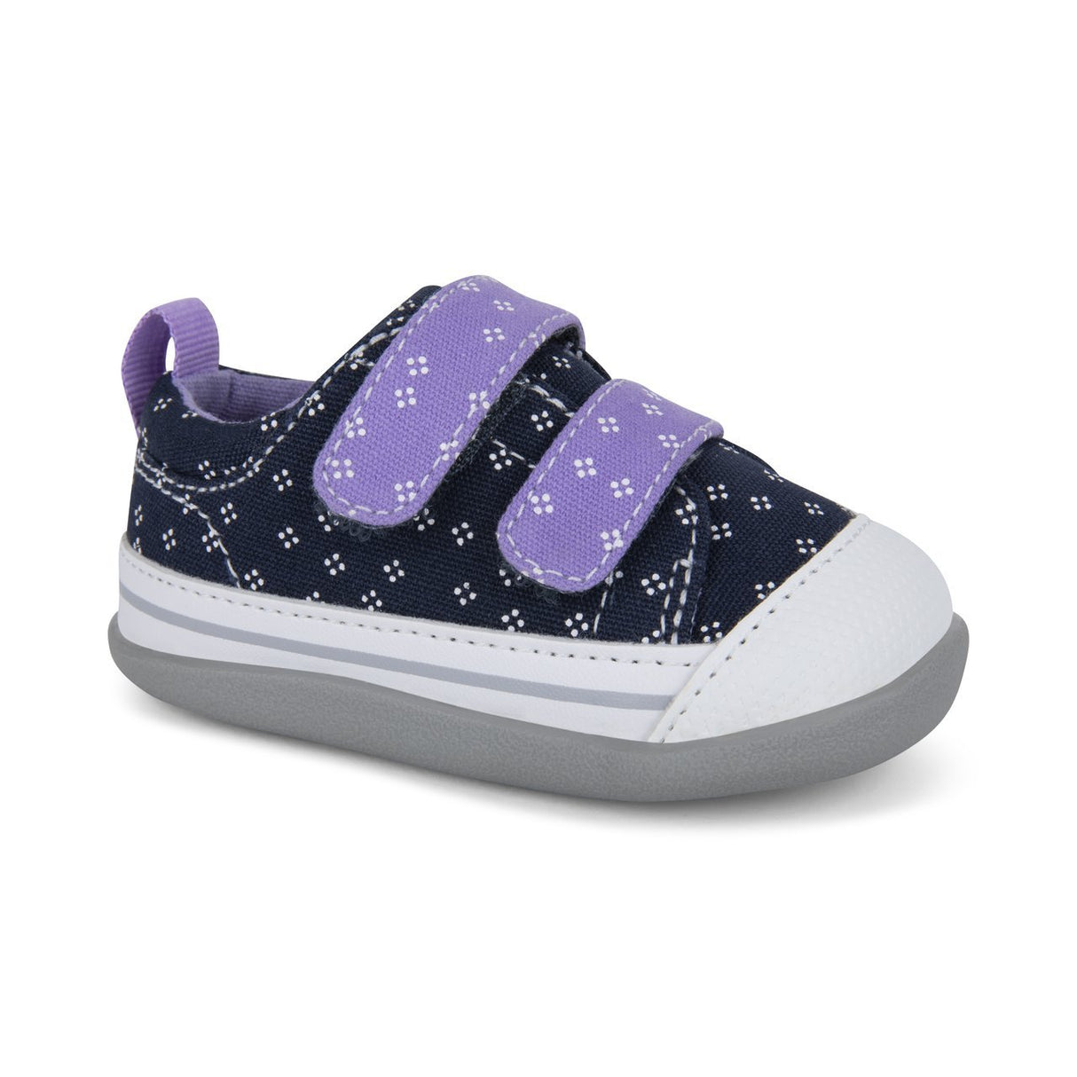 See Kai Run First Walker Robyne | Navy/Purple - Tadpole