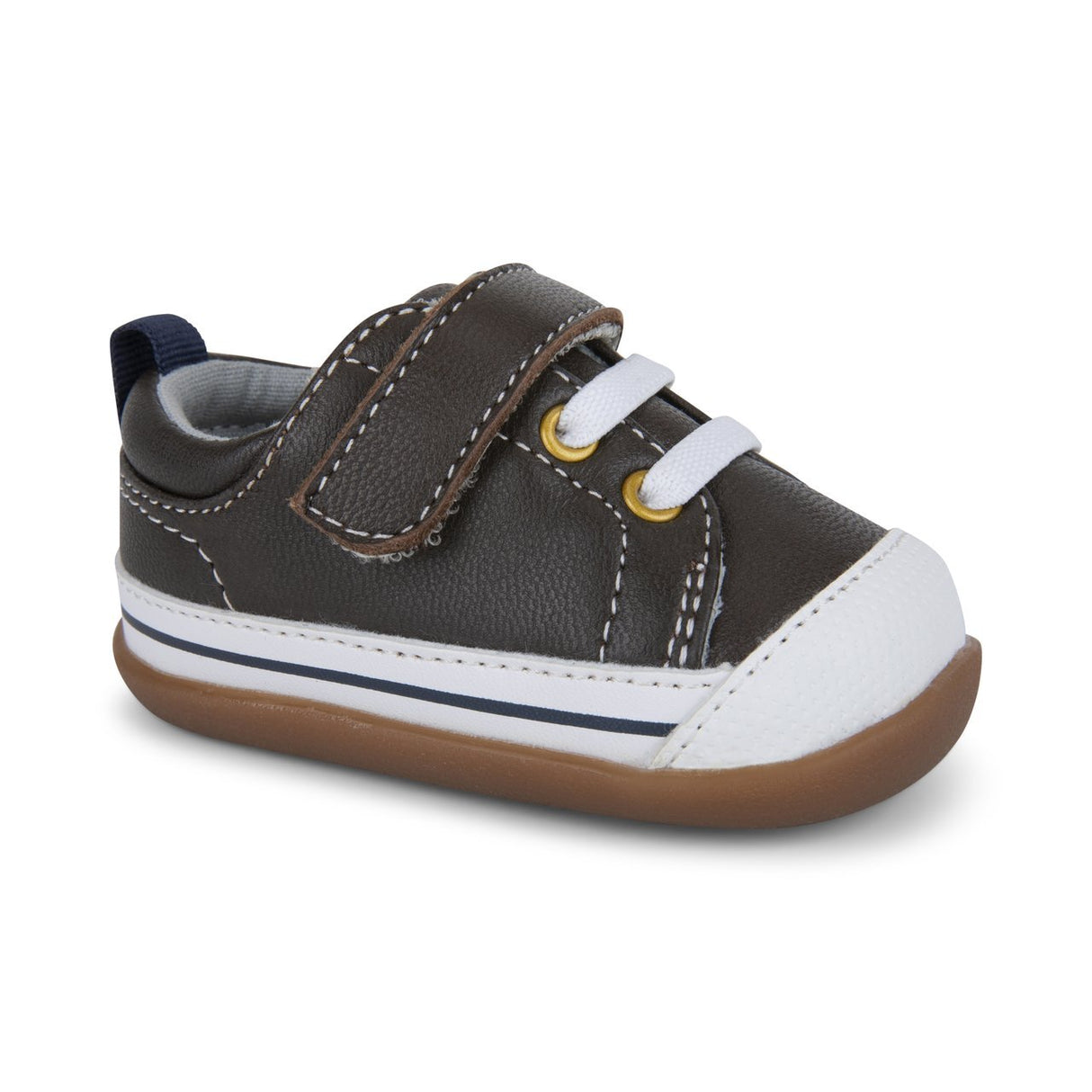 See Kai Run First Walker Stevie II | Brown Leather - Tadpole
