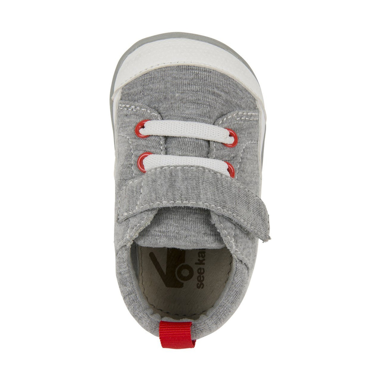 See Kai Run First Walker Stevie II - Gray Jersey - Tadpole